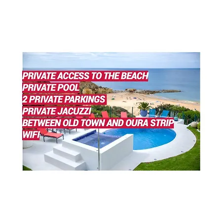 Villa Luxurious Beachfront De La With Private Acces Albufeira
